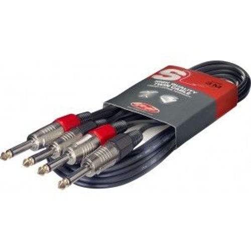 CABLE AUDIO 2 JACKS / 2 JACKS