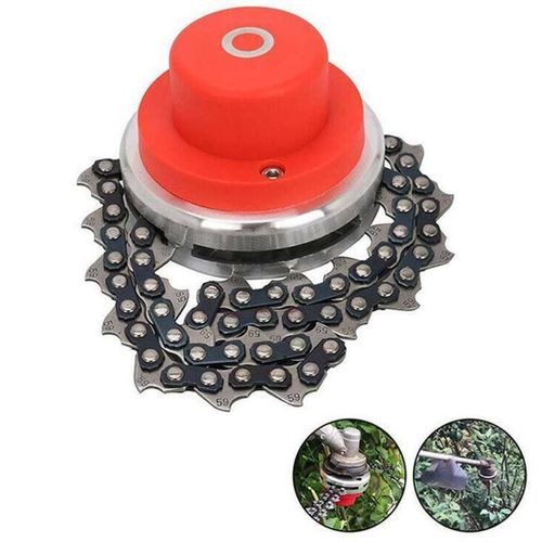Tondeuse à chaîne tondeuse tête de brosse débroussailleuse jardin coupe gazon pour goodnice