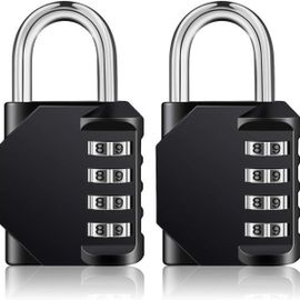 Cadenas à combinaison 2 pièces, serrures avec code numérique 4 goodnice