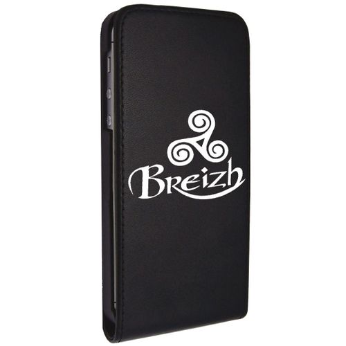 Etui À Rabat Motif Triskel Blanc Iphone 5s