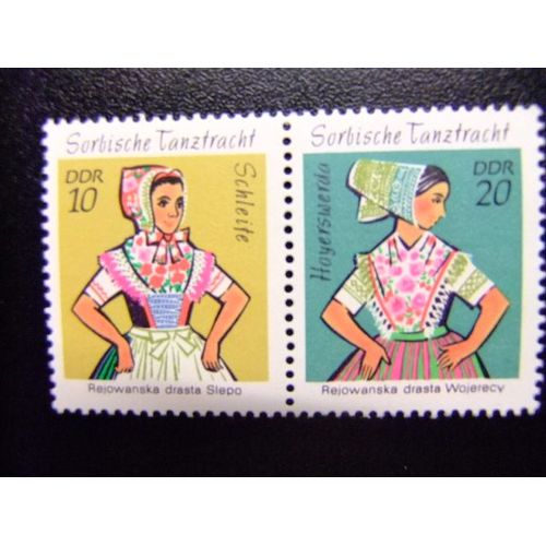 Allemagne Orientale ( Ddr) -1972 - Costumes Populaires - Yvert & Tellier Nº 1419a ** Mnh