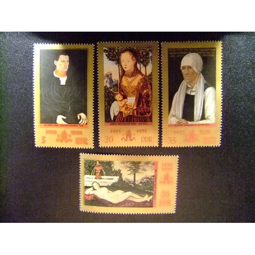 Allemagne Orientale ( Ddr) -1972 - Tableaux De Lucas Cranach - Yvert & Tellier Nº 1456 / 1459 * Mh