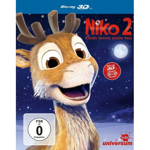 Niko 2 - Kleines Rentier, Großer Held (Blu-Ray 3d)