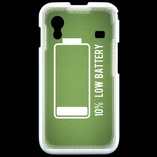 Coque Samsung Ace S5830 Low Battery Vert Zg