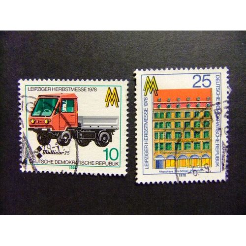 Allemagne Orientale ( Ddr) -1975 - Foire D`Automne De Leipzig - Yvert & Tellier Nº 2022 /2023 ºfu