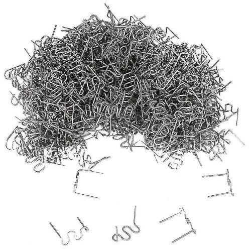 1000pcs 0.6mm S Wave Staples Pour Pare-Chocs De Voiture Carrosserie Kit De Rparation Agrafeuse En Plastique 0.6mm Wave Staples