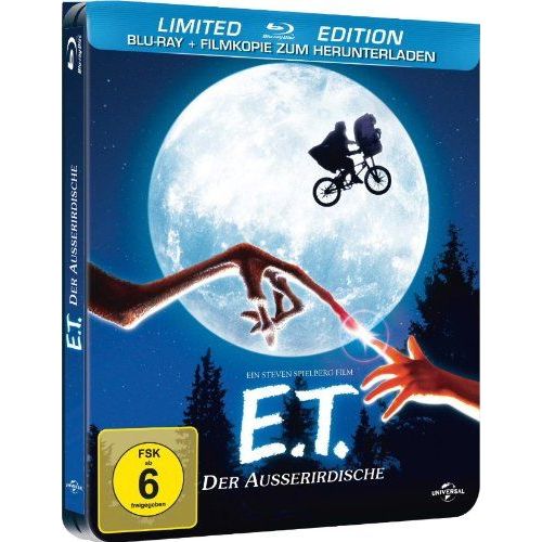 E.T. The Extra Terrestrial Anniversary Edition Blu Ray Steelbook (Import)