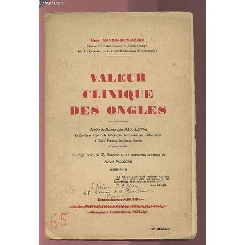Valeur Clinique Des Ongles - La Renaissance Moderne.