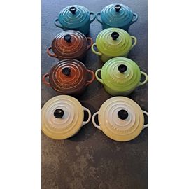 Lot De Minis Cocottes Le Creuset, 8 Pièces, D'environ 10cm