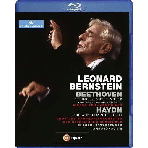 Leonard Bernstein Conducts Beethoven String Quartet No. 16 & Haydn Missa In Tempore Belli [Blu Ray]