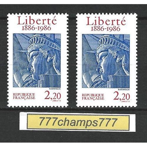 Centenaire Statue De La Liberté À New York. 1986. Y & T 2421 