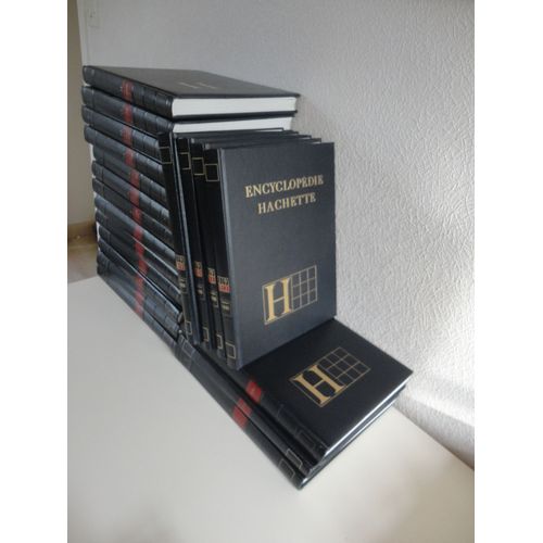 Encyclopedie Hachette Generale 12 Vol + Atlas + Index + 6 Suppl