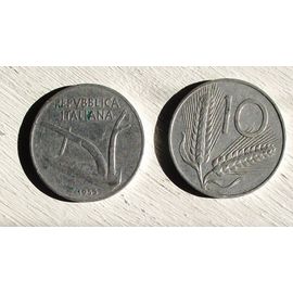 Pièce De 10 Lires  Année 1955