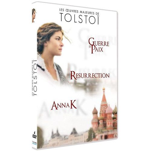 Les Oeuvres Majeures De Tolstoï : Guerre Et Paix + Anna Karenine + Résurrection - Pack