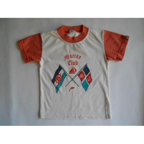 T-Shirt Vintage Marine Club - 2 Ans