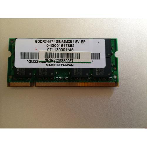 sodimm ddr2 pc5300 667 mhz 1Go