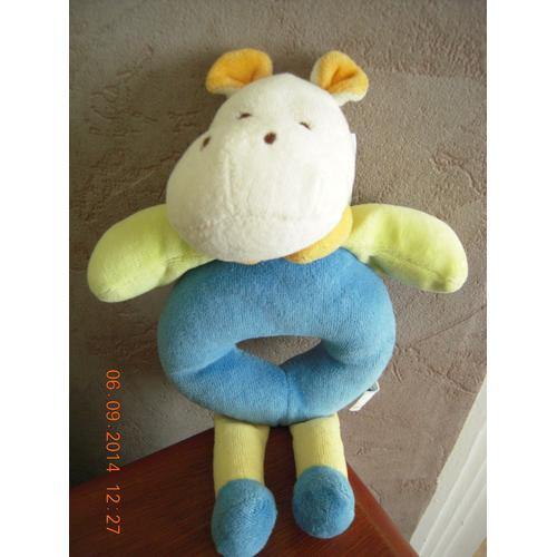 Doudou Hochet Hippopotame Giftoys