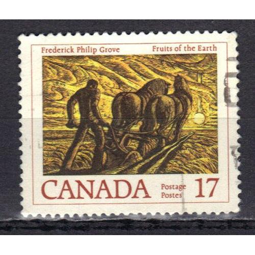 Canada 1979 : "Les Fruits De La Terre", Estampe Tirée Du Roman De F.Philip Grove - Timbre 17 C. Oblitéré
