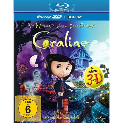 Coraline (Blu-Ray 3d, + Blu-Ray 2d)