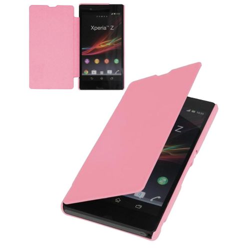 Etui À Rabat Latéral Rose Pour Sony Xperia Z2