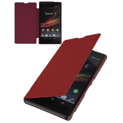 Etui À Rabat Latéral Rouge Pour Sony Xperia Z2