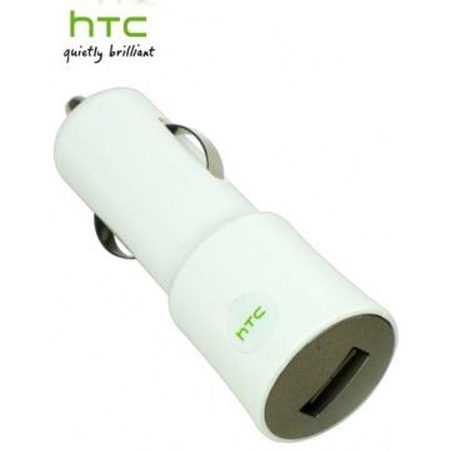 Htc Cc-C120 Bouchon Chargeur Allume Cigare Origine Htc Blanc