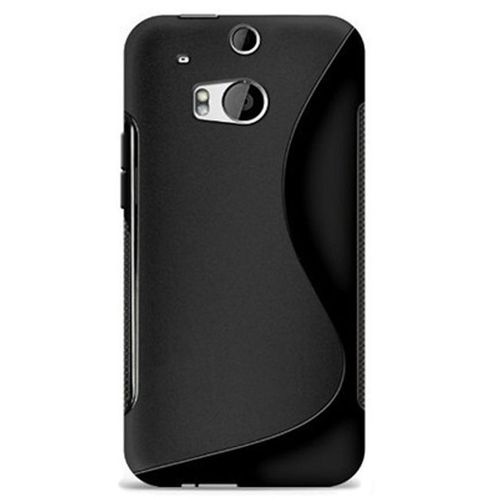 Coque S-Line Noire Pour Htc One Version 2014 M8