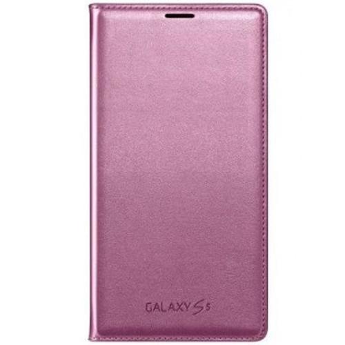 Etui Coque Wallet Rose Samsung Galaxy S5 Ef-Wg900bpegww