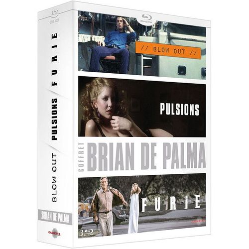 Coffret Brian De Palma : Blow Out + Pulsions + Furie - Pack - Blu-Ray