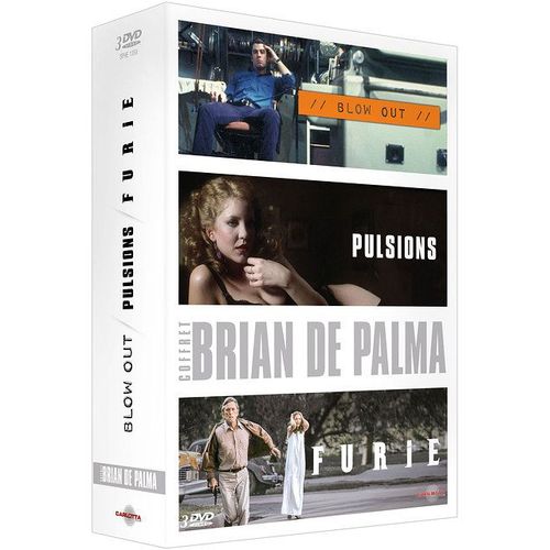 Coffret Brian De Palma : Blow Out + Pulsions + Furie - Pack