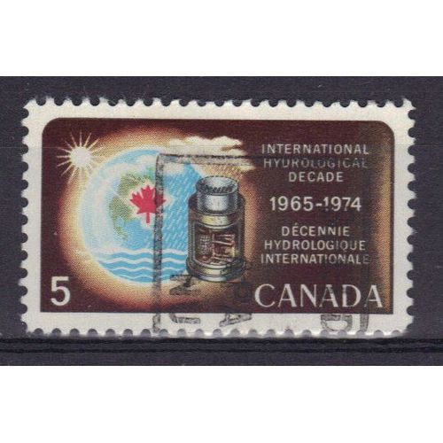 Canada 1968 : Décennie Hydrologique Internationale - Timbre 5 C. Oblitéré