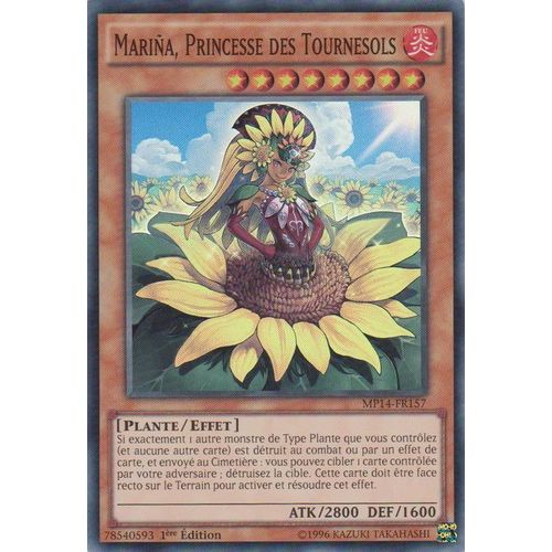 Marina Princesse Des Tournesols Super Rare Mp14-Fr157