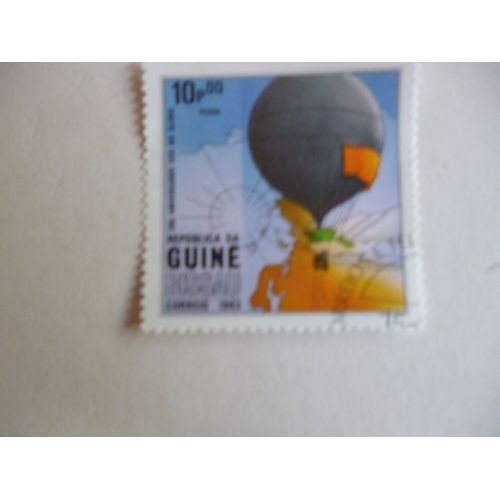 Timbre "Guinée Bissau 1983;200 Ème Année Du Ballon".