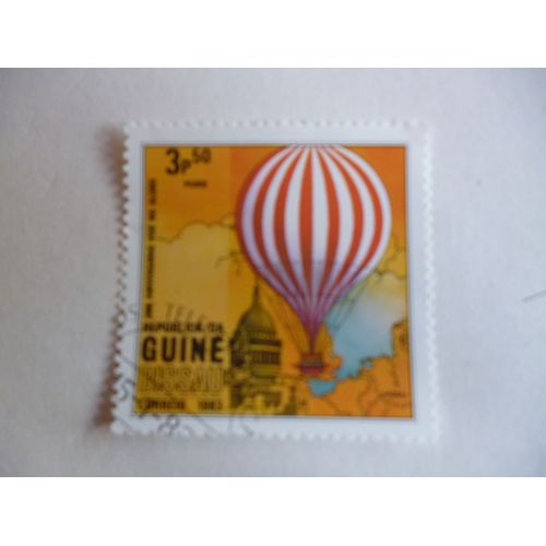Timbre "Guinée Bissau 1983;200 Ème Année Du Ballon".