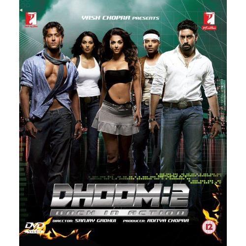 Dhoom 2 Back In Action Bollywood Dvd With English Subtitles