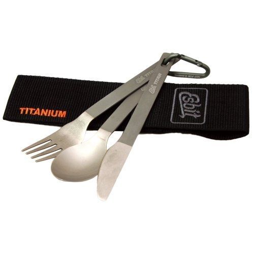 Esbit Set De Couverts En Titane Avec Sac