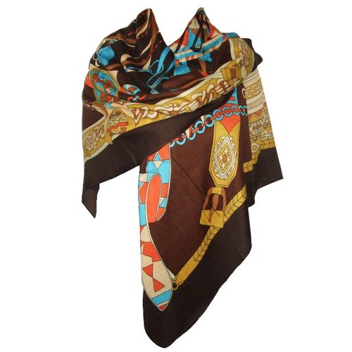 Etole Chale Foulard Femme Géant Avec Motifs