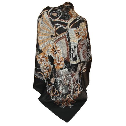Etole Chale Foulard Femme Géant Avec Motifs
