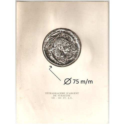 Lot Reproduction Statère Tetradrachme Pub Unicilline Diamant