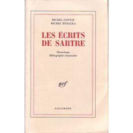 Les Écrits De Sartre. Chronologie. Bibliographie Commentée 