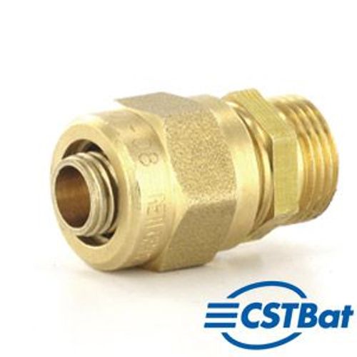 Raccord à compression Mâle 3/8"(12/17) pour PER Ø12 - Retigripp