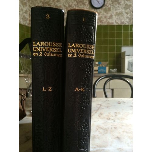 Nouveau Larousse Universel En 2 Volumes 