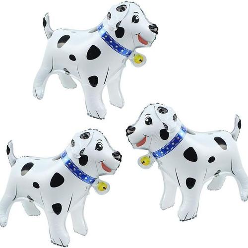 Ensemble de support de ballons pour chien 3D mignon, ballons d'animaux qui marchent en chien