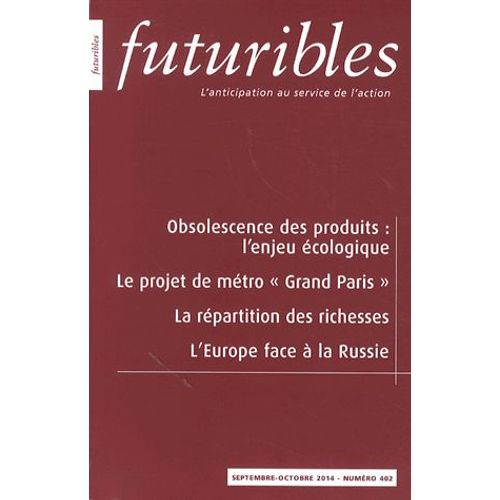 Futuribles N° 402 Septembre-Octobre 2014
