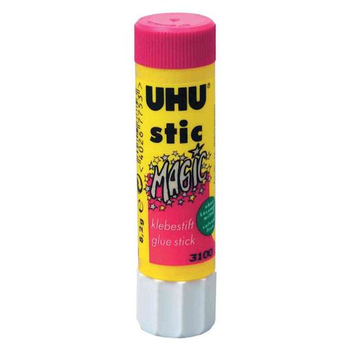 Uhu Lot De 3 Bâtons Colle Stic Magic, Sans Solvants, 8,2 G