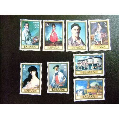 España Spain Espagne 1972 - Cuadros De Zuloaga - Tableaux De Zuloaga - Edifil Nº 2019/26 ** Yvert Nº 1674 / 1781 ** Mnh