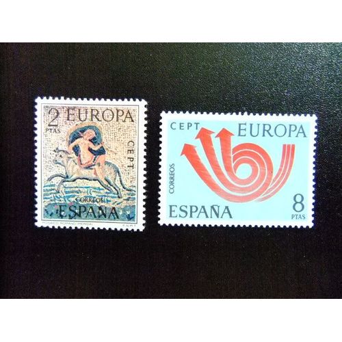  España Spain Espagne 1973 - Europa - Europa Cept - Edifil Nº 2125 / 2126 ** Yvert Nº 1779 / 1780 ** Mnh
