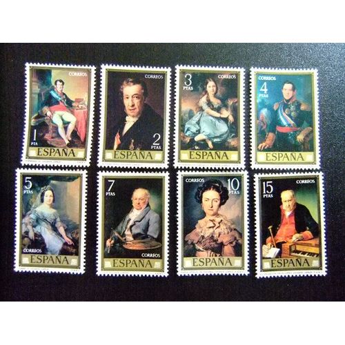 España Spain Espagne 1973 - Vicente Lopez - Tableaux Vicente Lopez - Edifil Nº 2146/53 ** Yvert Nº 1801 / 1808 ** Mnh