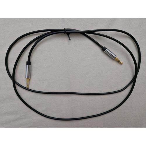 Câble audio aux stéréo mâle vers mâle 3,5mm