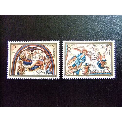 España Spain Espagne 1972 - Navidad - Noël (Nativité,Annonciation) - Edifil Nº 2115 / 2116 ** Yvert Nº 1769/1970 ** Mnh